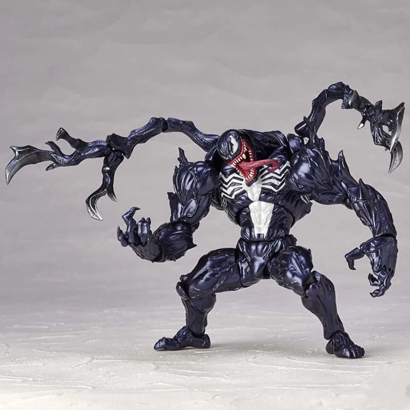 Venom amecomi супер герой yamguchi № 003 фигурку для тинейджеров Revoltech Brinquedos Figurals Коллекция Модель игрушки для детей