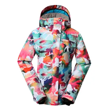 

GSOU SNOW 2017 Women Ski Jacket Outdoor Wear Windproof Waterproof Skiing Camping Riding Snowboard Ski Coat Female