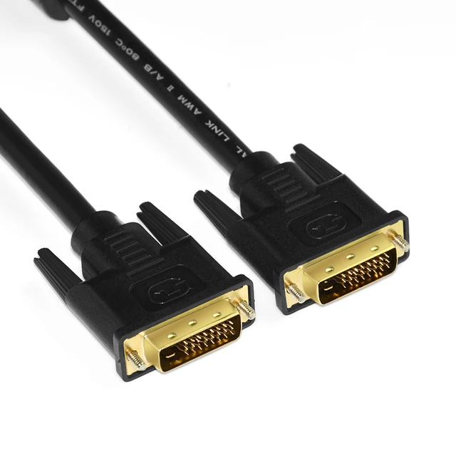 Dvi Cable Dvi-d 24+1 Pin 1080p@144hz 2k@60hz Male To Male To Dvi Cable For Projector Laptop Lcd Dvd Hdtv Xbox 1.5m/3m/5m/8m - Audio & Video Cables - AliExpress