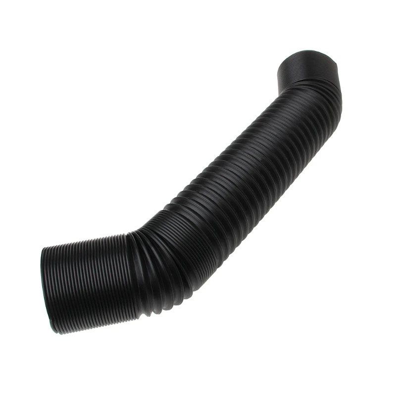 1m 80mm Black Car Air Intake Hose Ducting Feed Pipe Hose Flexible For Air Filter