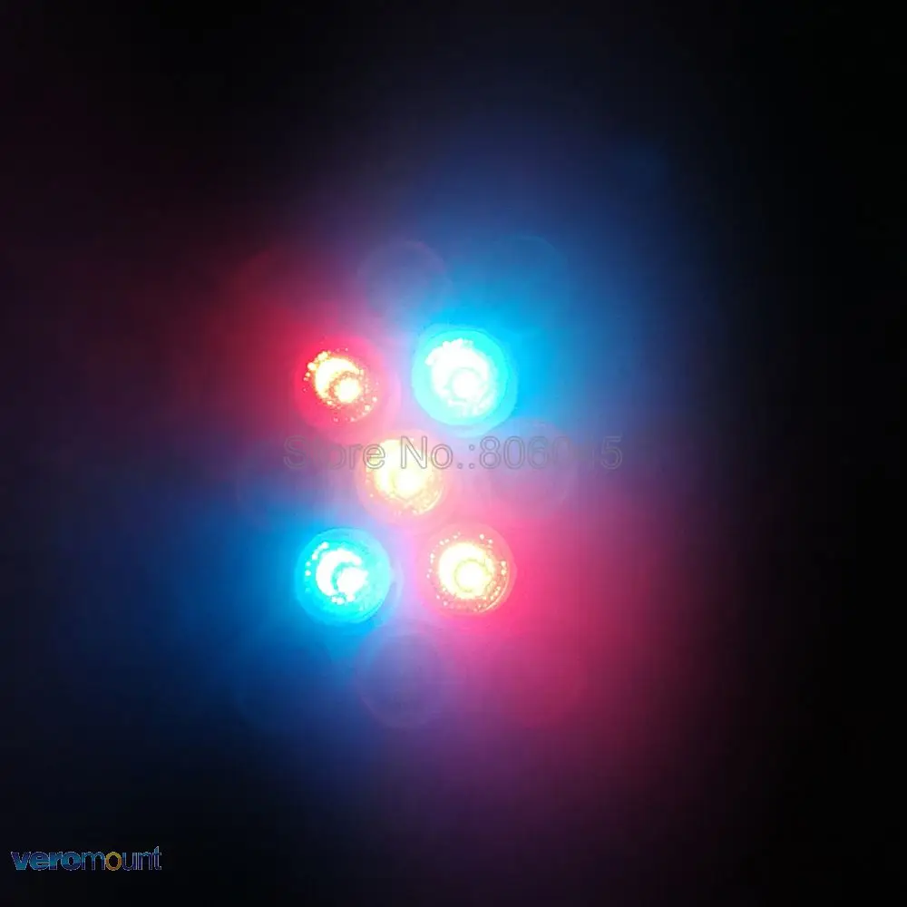 Индивидуальный 5 каналов 21 светодиод s Cree + Epi LED UV смешансветодиодный эмиттер
