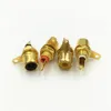 4Pcs Gold Plated Metal RCA Phono Chassis Panel Mount Female Input Socket Solder Connectors ► Photo 2/3