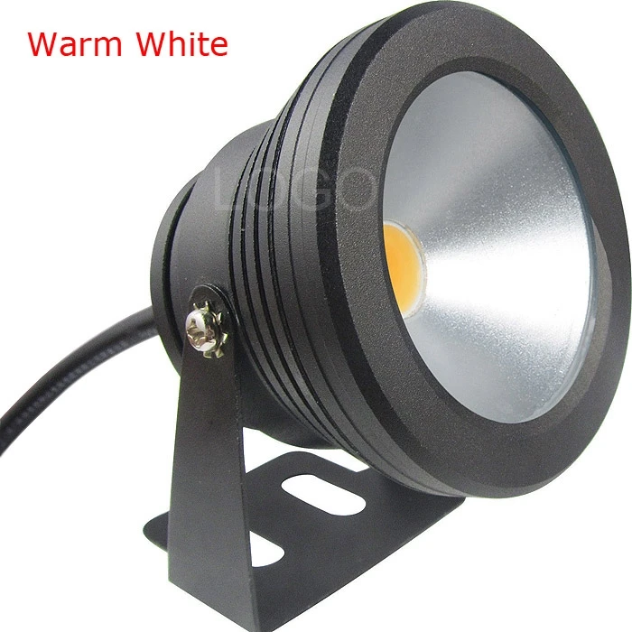 Новый 12В 10 Вт прожектор выпуклая линза светодиодный IP68 Водонепроницаемый Точечный светильник на открытом воздухе RGB открытый бассейн в