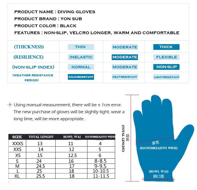 Yonsub 3 мм для подводного плавания из неопрена перчатки + 3 мм носки для дайвинга Предотвращают появление царапин согревающее оборудование