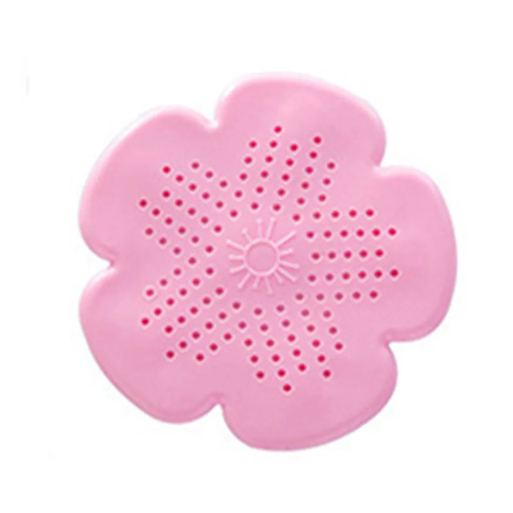 

1 PC Flower Shape Kitchen Bathroom Anti Clogging Silicone Drain Sink Sewer Debris Filter Net PK with high quality