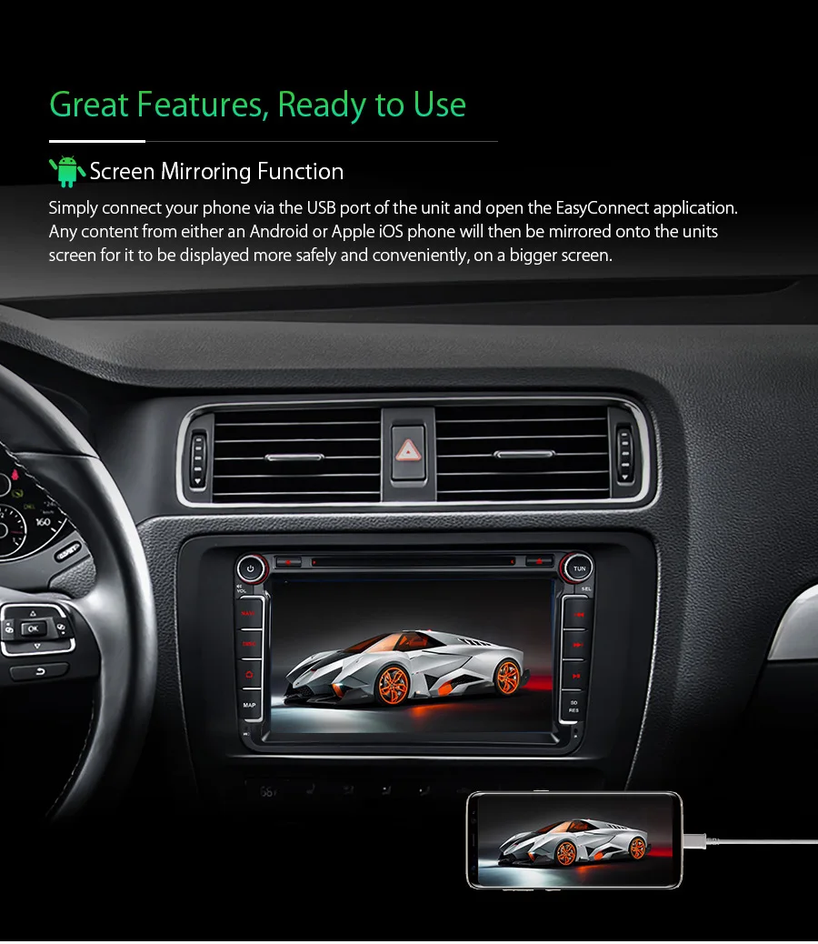 Clearance 8" Android 8.1 Car DVD Player RDS Radio WIFI GPS for Volkswagen vw Beetle Bora Caddy Passat CC Sharan T5 Multivan Touran 9