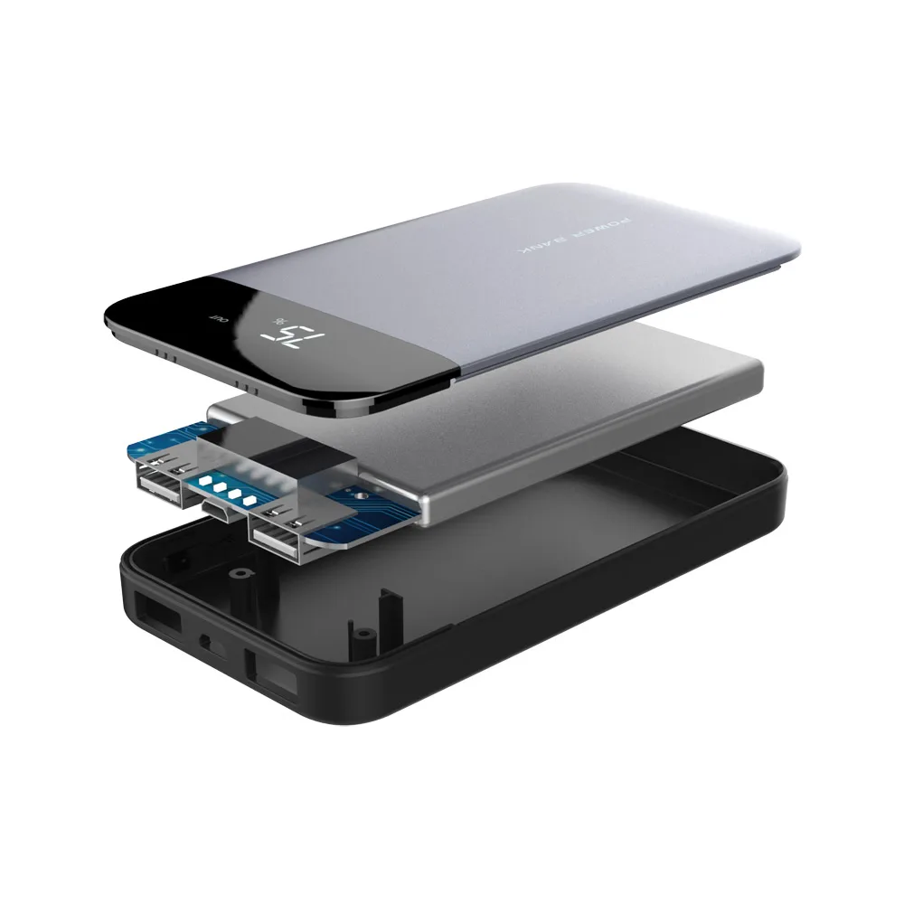 Tollcuudda 20000 мАч Powerbank Внешний батарея Портативный зарядки повербанк наружный Movil