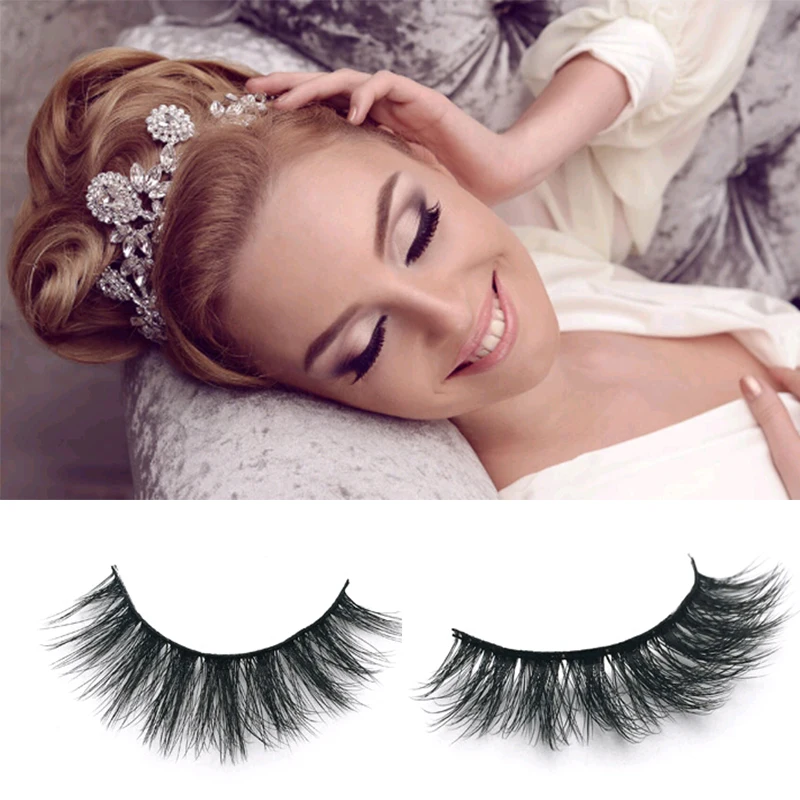 A Pair of Bar Mink Eyelashes Lasting Suede Natural Dramatic Roll Extended False | Красота и здоровье
