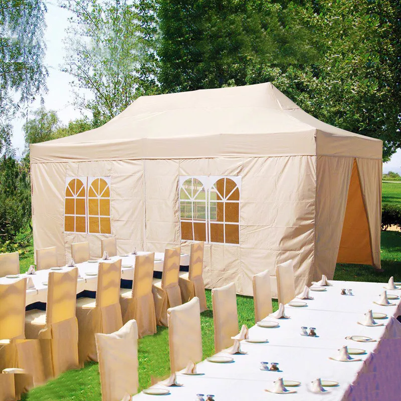 

Beautiful and Lovely 3m x 6m (10ft x 20ft) Wedding Party Event Marquee Tent With Clear Church PVC Windows for Sale