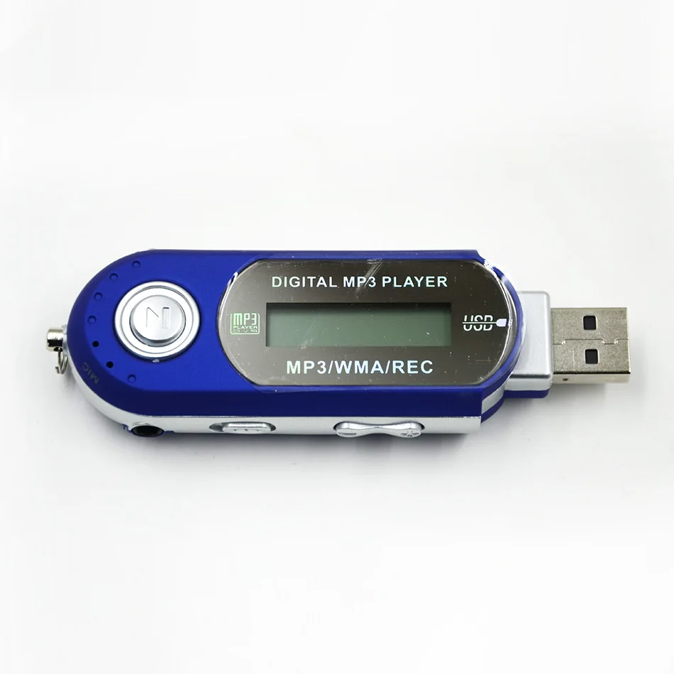 MiNi USB TF Card Slot Car MP3 AAA Battery Support USB Flash Car MP3