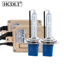 HCDLT AC 55 Вт ксенон H7 Canbus HID комплект D2H 9012 HIR2 ксенон H1 HB3 HB4 H11 5500 к автомобильная фара HID лампа 55 Вт без ошибки Canbus балласт