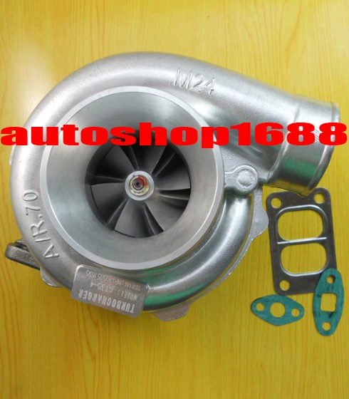 

GT35 T3 flange TurboCharger Compressor A/R .70 Turbine A/R .82 oil cooled 4 bolts turbo
