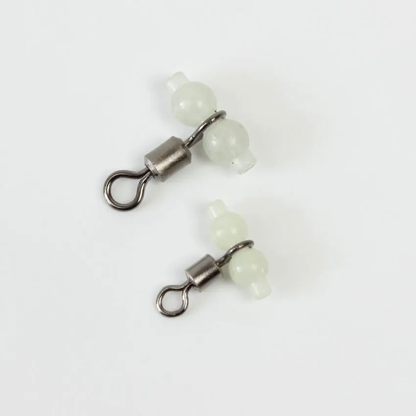 

20pcs/lot Ocean Boat Fishing Swivel 3 Way Cross-line Glow Beads with Swivel Fishing Accessories