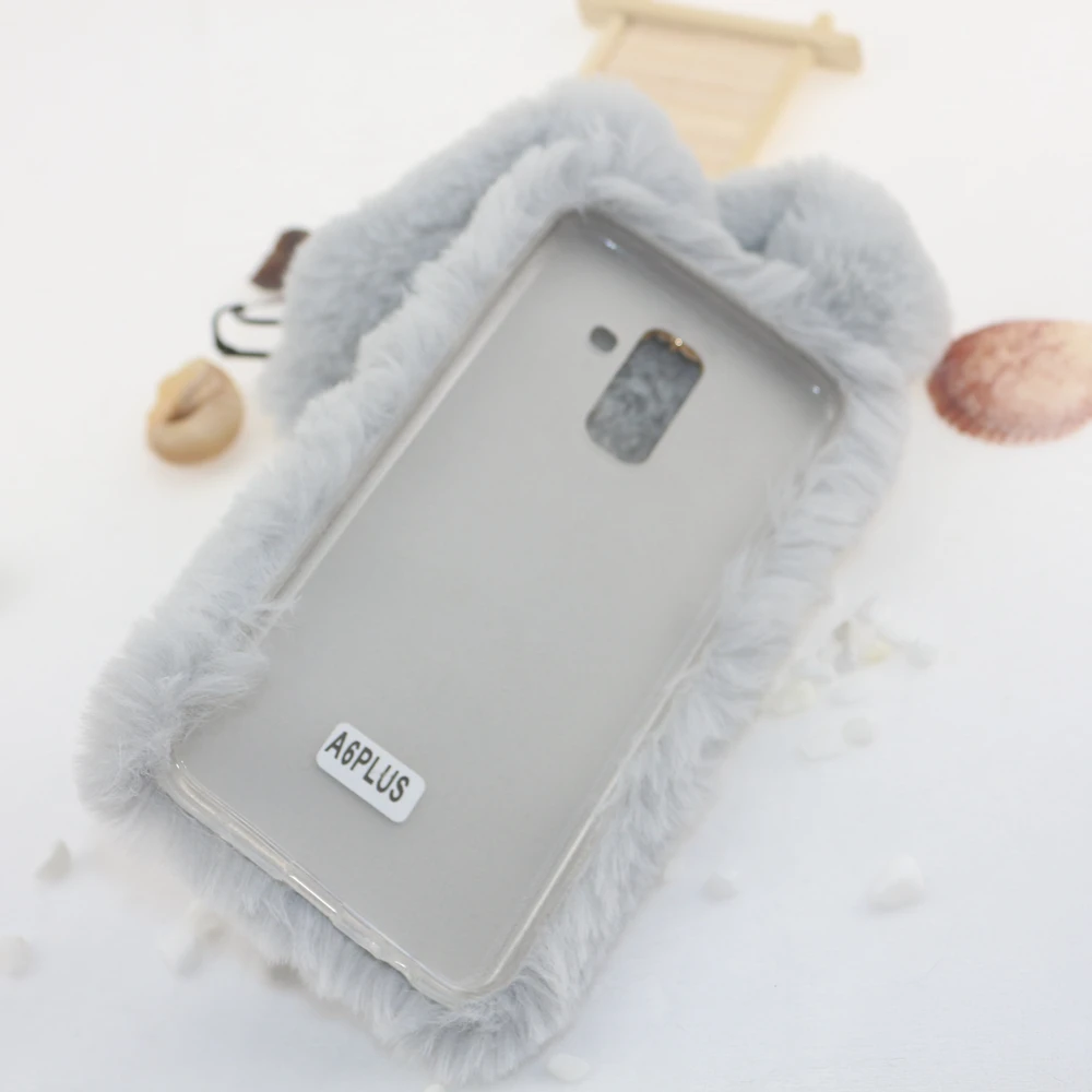 Чехлы из кроличьего меха для Samsung Galaxy A10 A20 A30 A40 A50 A70 M10 M20 M30 s10e s10 Plus 5G a80 a90 A01 S20 Ultra Note