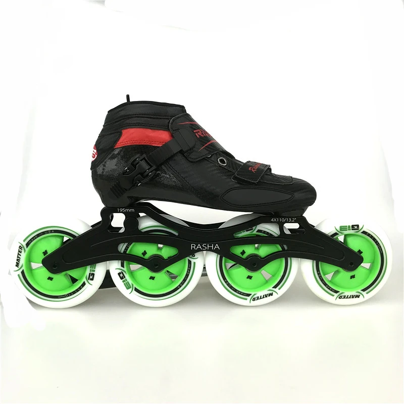 

RASHA RACING SKATE Inline speed skate inline skating 4x100mm 4x110mm