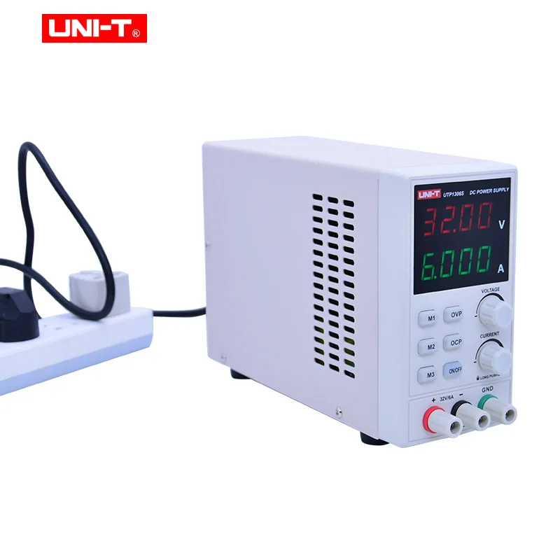 UNI-T UTP1306S DC Питание переменной, 32 V/6A Регулируемый переключения регулируется Питание цифровой с зажимы типа «крокодил»(220 V 50Hz