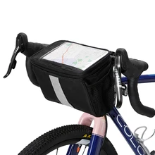 Велосипедная сумка 24,5*15*17,5 см Руль Передняя труба сумка велосипедный карманный рюкзак Велоспорт велосипед аксессуары