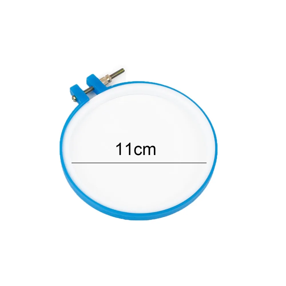1 шт., разные цвета, инструмент для вышивки крестом, пластиковая круглая вышитая рамка, кольцо для шитья, аксессуары для украшения дома
