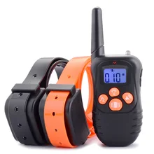 

1000M Pet Dog Training Collar Pet Training Collar Dog Trainer Waterproof Rechargeable Remote Electric Shock For Two Dogs