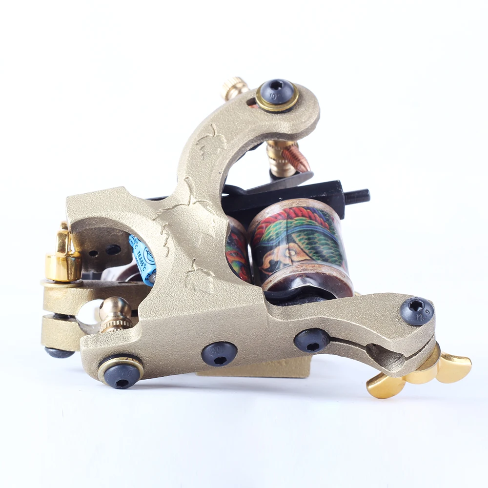 

Retail 1Pc Pure Copper Tattoo Guns Liner And Shader Top Quality Tattoo Machine Gun