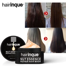 11,11 HAIRINQUE Новое поступление 60 мл ореховая эссенция восстанавливающая маска для волос для питания гладких волос делает волосы мягкими