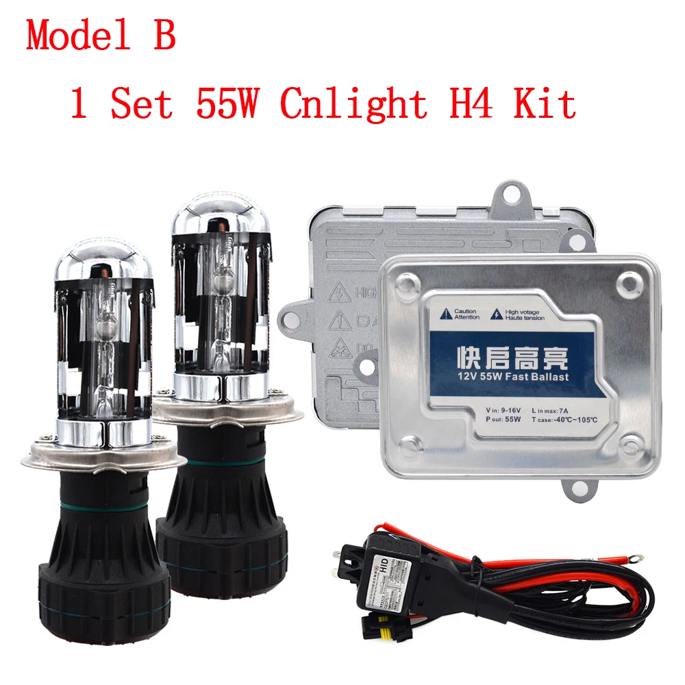 55W fast bright ballast Cnlight H4-3 HID Kit