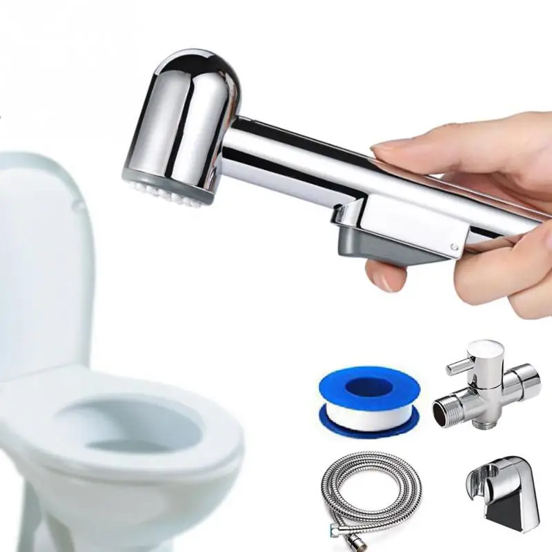 Sprayer Shattaf Toilet Douche Kit Home Improvement Bidet Valve Wall