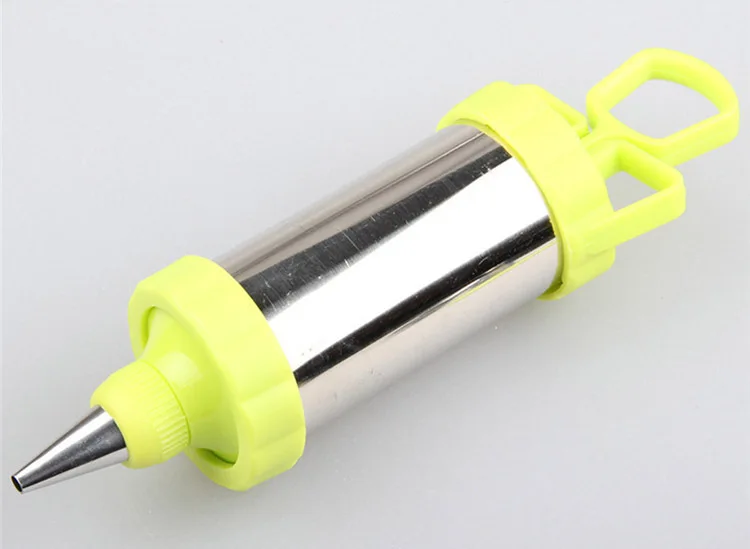 Confectionary Cookie Syringe Tips Cake Nozzle Icing Piping Cream Syringe Nozzle Tips Cake Decorating Piping Pen Extruder