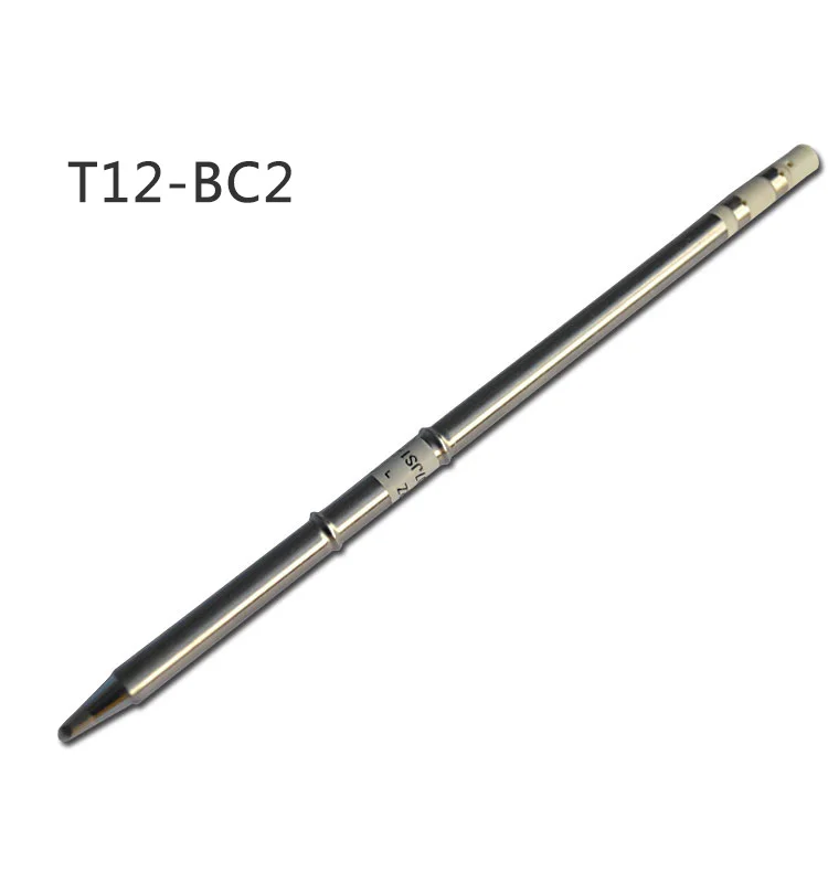 Gudhep 5pcs T12-BC2 D24 B2 K ILS Lead free T12 Replace Soldering Iron Tips for Hakko Soldering Rework Station