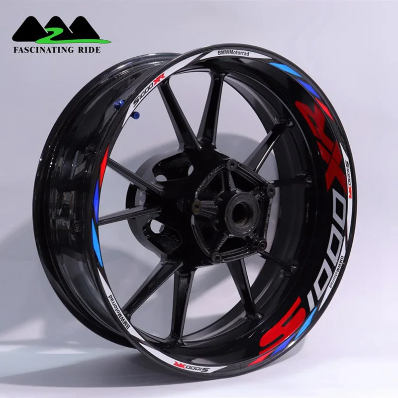 Details about / S1000RR Motorrad Reflective Wheel Hub Waterproof Sticker For BMW S1000RR 1pair