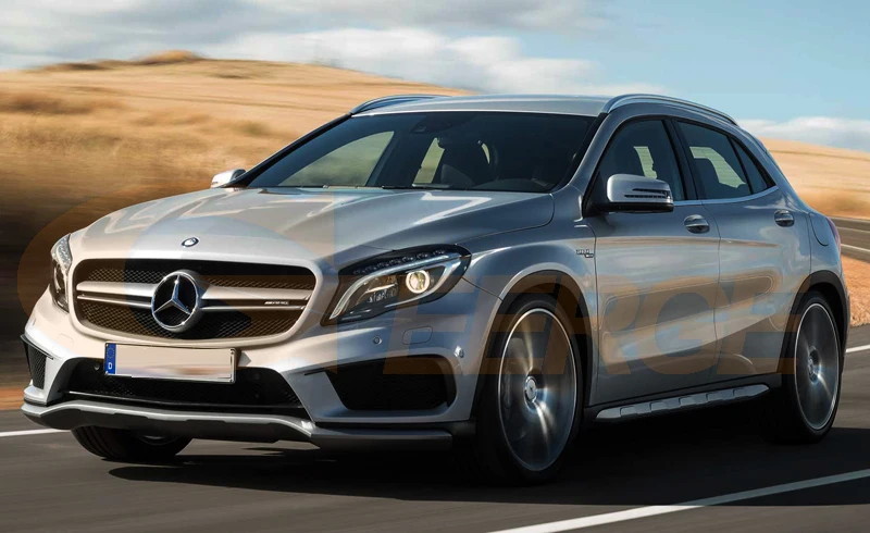 Mercedes-Benz GLA X156 2014 2015 2016 XENON HEADLIGHT ccfl angel eyes(7)