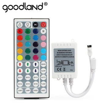 

LED RGB Controller 24 Keys 44 Keys Mini IR Remote RGBW Controller DC12V Dimmer Control Box For SMD2835 3528 5050 LED Strip Light