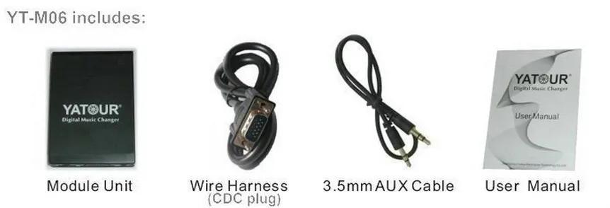 YATOUR цифровой музыки чейнджер AUX SD USB MP3 адаптер для BMW Mini Cooper Rover fakra 40-pin Плоский MP3/WMA Интеграция Комплект