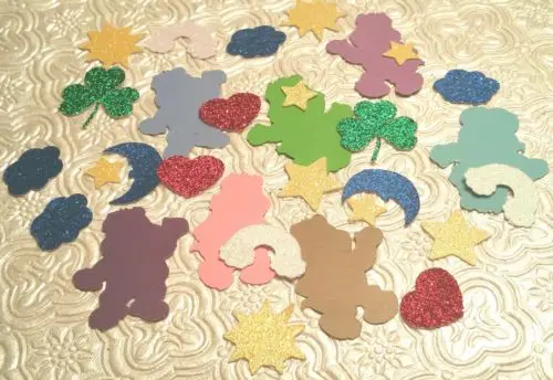 Care Bears Love Confetti Die Cuts Birthday Party Favor Baby Shower