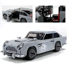

LegoINGlys Creator technic Car James Bond Aston Martin DB5 JB 007 Movie Model 1450pcs Building Blocks Education Toys 10262