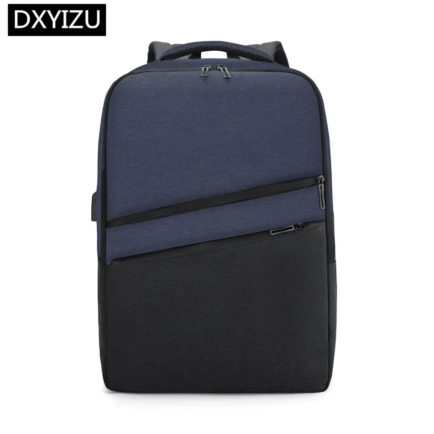 

DINGXINYIZU college boys school backpack usb charge laptop bag 15.6 male notebook computer backpack men business travel backpack