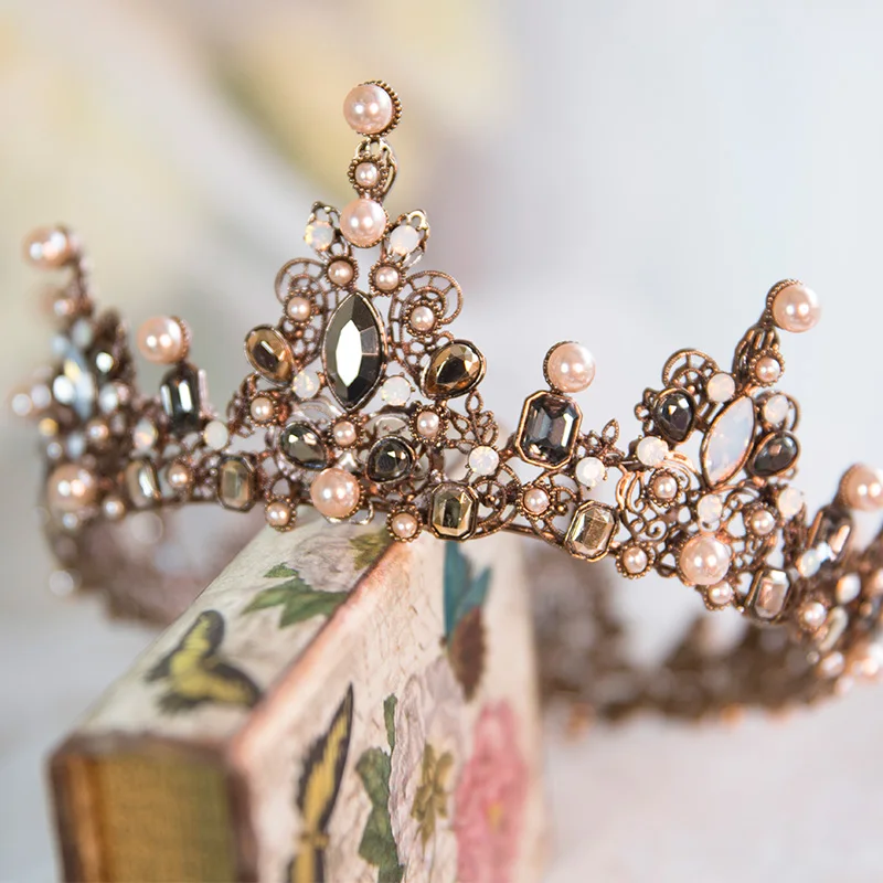 Aliexpress Baroque Crown Wedding Tiara Vintage Bridal Hair Aliexpress Baroque Crown Wedding Tiara Vintage Bridal Hair Accessories Jewelry Alloy Tiaras Beauty Royal From Reliable