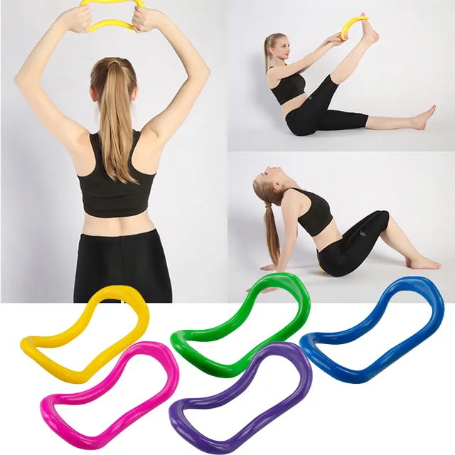 Yoga Circle Yoga Ring Stretch Ring Home Women Fitness Equipment Fascia Massage Workout Pilates