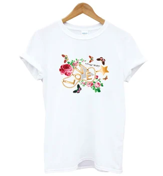 

love flower butterfly Print Women tshirt Cotton Casual Funny t shirt Lady Yong Girl Top Tee Better Quality Drop Ship KT-23