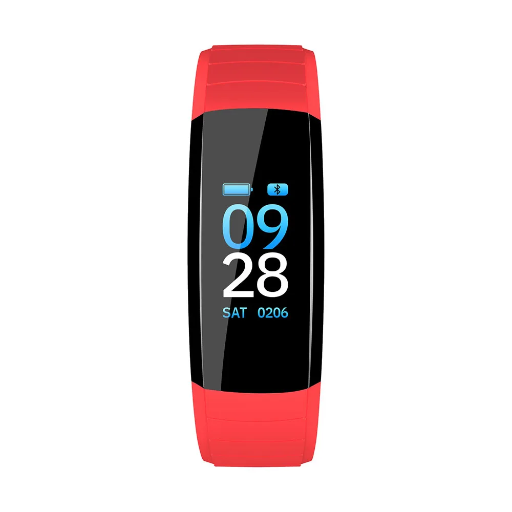 2019 Popular Men Women Stylish IP67 Waterproof Rating Colorful Smart Wrist Band Sleep Sports Fitness Pedometer Bracelet Watch