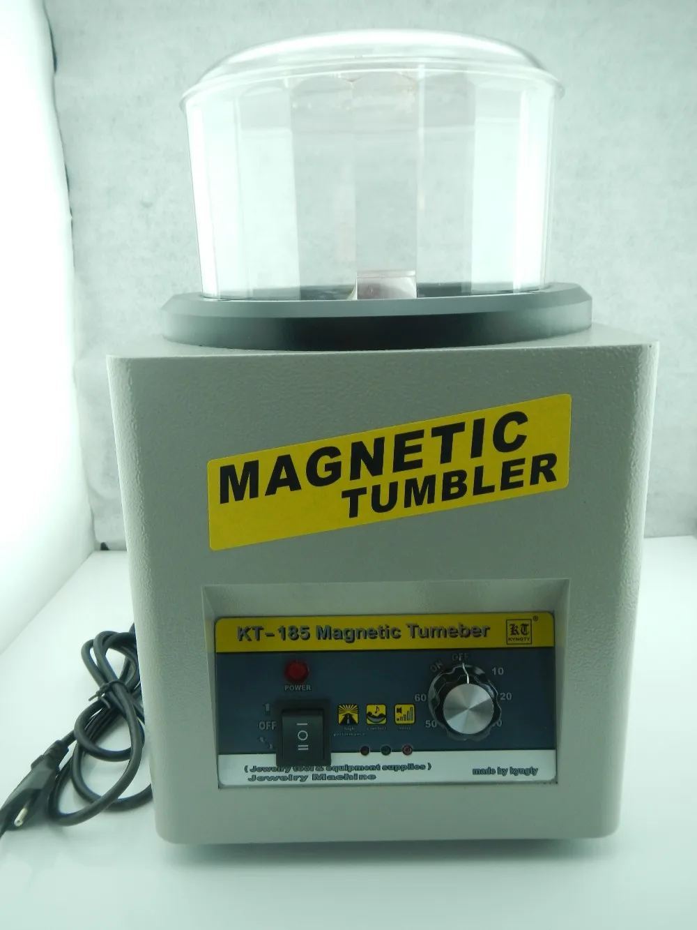KT 185 Tumbler 16cm with 100g magetic pins, Jewelry Polisher