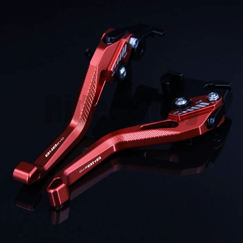 3D ромб полый дизайн патент для Ducati 848/EVO 848EVO 848 EVO 2007-2013 2011 2012 Мотоцикл с ЧПУ красные тормозные рычаги сцепления