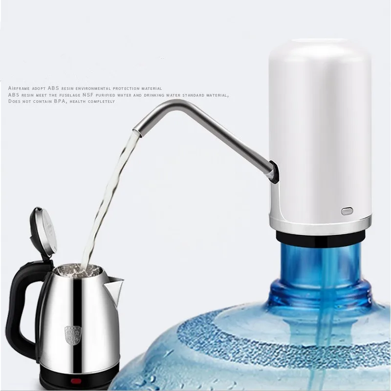 Outdoor Camp Wireless Electric Water Pump Drinking Bucket Bottled Water