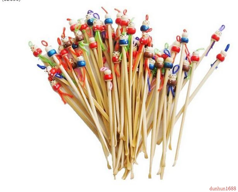 2017New 2000pcs/lot wooden Bamboo Earpick Spoon Tool Clean Ear Wax