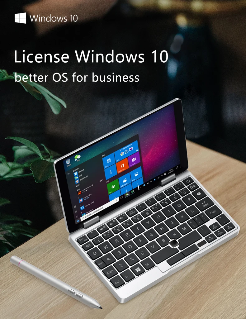 Нетбук One Mix 1S ноутбук 7 дюймов Yoga карманный ноутбук Windows 10 Intel Core 3965Y металлический корпус 8GB 256GB SSD