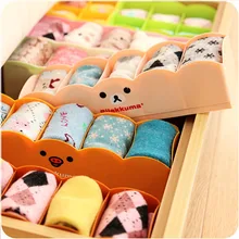 Schöne Design Neue Japanische einfach bär kunststoff schublade spitze lagerung box desktop kosmetische produkte finishing box
