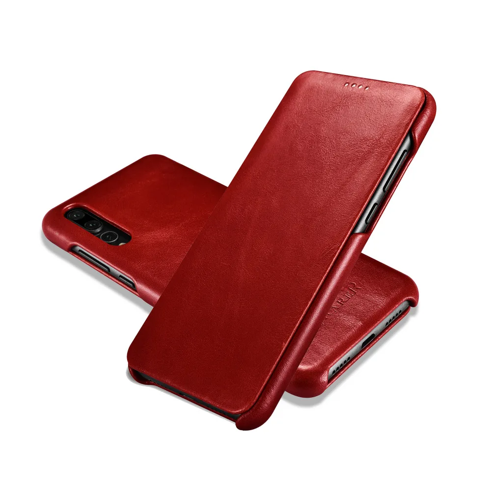 

XOOMZ Luxury Retro Flip Cover For Huawei P20 Pro Case Leather Hard Back Cover Magnetic Phone Case