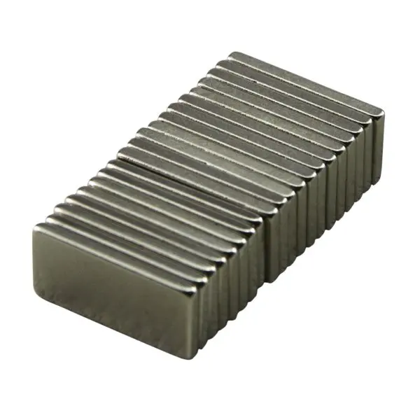 

10pcs 20x10x2 mm Strong Block Cuboid Fridge Magnets Rare Earth Neodymium Magnets