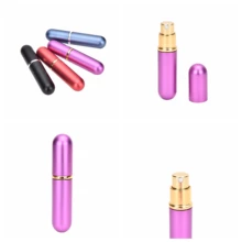 5 мл портативный мини алюминиевый многоразовый флакон духов с распылителем пустые косметические контейнеры с распылителем для путешественника