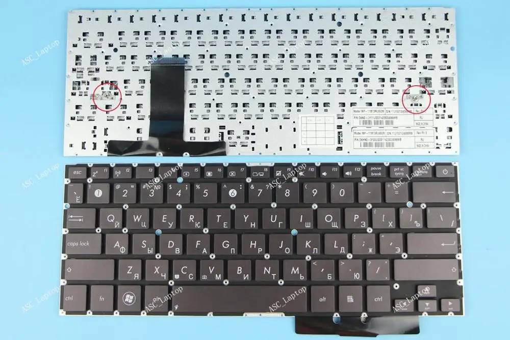 New Keyboard For Asus UX31 UX31A UX31LA UX31E Silver US No Backlit little Enter